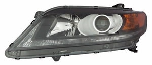2013 - 2015 Honda Accord Front Headlight Assembly Replacement Housing / Lens / Cover - Left <u><i>Driver</i></u> Side - (2.4L L4 Coupe)