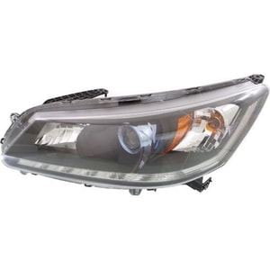 2014 - 2015 Honda Accord Front Headlight Assembly Replacement Housing / Lens / Cover - Left <u><i>Driver</i></u> Side - (Gas Hybrid)