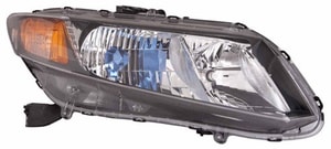 2012 - 2012 Honda Civic Front Headlight Assembly Replacement Housing / Lens / Cover - Right <u><i>Passenger</i></u> Side - (Gas Hybrid)