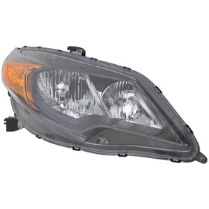 2014 - 2015 Honda Civic Front Headlight Assembly Replacement Housing / Lens / Cover - Right <u><i>Passenger</i></u> Side - (Coupe)