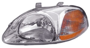 1996 - 1998 Honda Civic Front Headlight Assembly Replacement Housing / Lens / Cover - Left <u><i>Driver</i></u> Side