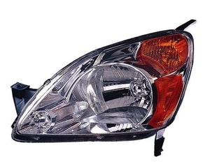 2002 - 2004 Honda CR-V Front Headlight Assembly Replacement Housing / Lens / Cover - Left <u><i>Driver</i></u> Side