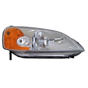 2001 - 2003 Honda Civic Front Headlight Assembly Replacement Housing / Lens / Cover - Right <u><i>Passenger</i></u> Side - (2 Door; Coupe)