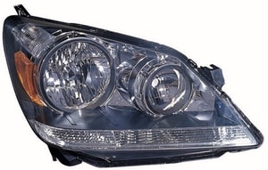 Headlight for Honda Odyssey 2005-2007, Right <u><i>Passenger</i></u>, Lens and Housing, Halogen, CAPA-Certified, Replacement