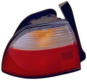 1996 - 1997 Honda Accord Rear Tail Light Assembly Replacement / Lens / Cover - Left <u><i>Driver</i></u> Side - (4 Door; Sedan + 2 Door; Coupe)