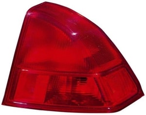 2001 - 2002 Honda Civic Rear Tail Light Assembly Replacement / Lens / Cover - Right <u><i>Passenger</i></u> Side - (4 Door; Sedan)