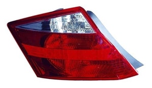 2008 - 2010 Honda Accord Rear Tail Light Assembly Replacement / Lens / Cover - Right <u><i>Passenger</i></u> Side - (2 Door; Coupe)