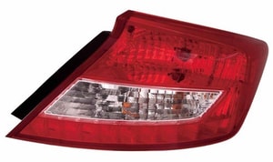 2012 - 2013 Honda Civic Rear Tail Light Assembly Replacement / Lens / Cover - Right <u><i>Passenger</i></u> Side - (Coupe)