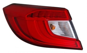 2018 - 2020 Honda Accord Tail Light Rear Lamp - Left <u><i>Driver</i></u> (CAPA Certified)