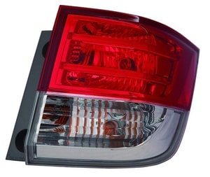 2014 - 2017 Honda Odyssey Rear Tail Light Assembly Replacement / Lens / Cover - Right <u><i>Passenger</i></u> Side Outer