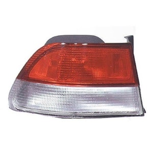 1999 - 2000 Honda Civic Rear Tail Light Assembly Replacement Housing / Lens / Cover - Left <u><i>Driver</i></u> Side - (2 Door; Coupe)