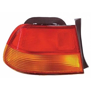 1996 - 1998 Honda Civic Rear Tail Light Assembly Replacement Housing / Lens / Cover - Left <u><i>Driver</i></u> Side - (2 Door; Coupe)