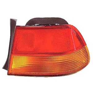 1996 - 1998 Honda Civic Rear Tail Light Assembly Replacement Housing / Lens / Cover - Right <u><i>Passenger</i></u> Side - (2 Door; Coupe)