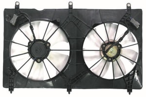 Radiator Cooling Fan Assembly for 2003-2006 Honda Accord - Engine Cooling Assy,  HO3115134, Fits 4 Door Sedan and 2 Door Coupe, Includes Blade, Motor, Shroud, Coolant Tank, Replacement