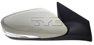 Right <u><i>Passenger</i></u> Side View Mirror Assembly for 2014 - 2016 Hyundai Elantra Sedan, USA Built; Power; Heated; with Signal Light; Paint to Match;  876203Y540, Replacement