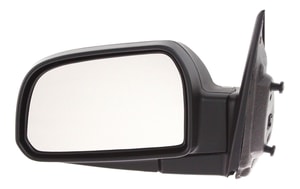 Replacement Power Mirror for Hyundai Tucson 2005-2009, Left <u><i>Driver</i></u>, Manual Folding, Heated, Textured Finish
