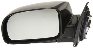 Power Mirror for Hyundai Santa Fe 2007-2012, Left <u><i>Driver</i></u> Side, Manual Folding, Heated, Paintable, Replacement