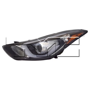 2014 - 2016 Hyundai Elantra Front Headlight Assembly Replacement Housing / Lens / Cover - Left <u><i>Driver</i></u> Side