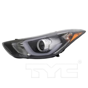 2013 - 2016 Hyundai Elantra Headlight Assembly - Left <u><i>Driver</i></u> (CAPA Certified)