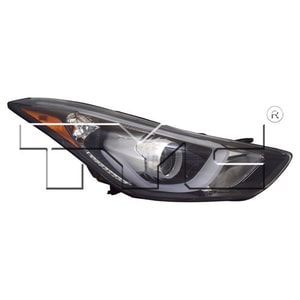 2014 - 2016 Hyundai Elantra Front Headlight Assembly Replacement Housing / Lens / Cover - Right <u><i>Passenger</i></u> Side