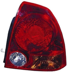 2003 - 2006 Hyundai Accent Rear Tail Light Assembly Replacement / Lens / Cover - Right <u><i>Passenger</i></u> Side - (4 Door; Sedan)