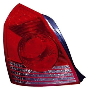 2004 - 2006 Hyundai Elantra Rear Tail Light Assembly Replacement / Lens / Cover - Right <u><i>Passenger</i></u> Side - (4 Door; Sedan)