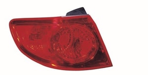 2007 - 2009 Hyundai Santa Fe Rear Tail Light Assembly Replacement / Lens / Cover - Left <u><i>Driver</i></u> Side Outer