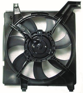 2001 - 2005 Hyundai Elantra Engine / Radiator Cooling Fan Assembly Replacement