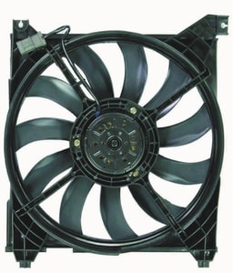 2001 - 2004 Hyundai Santa Fe Engine / Radiator Cooling Fan Assembly - (2.4L L4 + 2.7L V6) Replacement