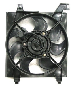 2006 - 2011 Hyundai Accent Engine / Radiator Cooling Fan Assembly - (4 Door; Sedan + 2 Door; Hatchback) Replacement