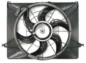 2006 - 2008 Hyundai Sonata Engine / Radiator Cooling Fan Assembly - (2.4L L4) Replacement