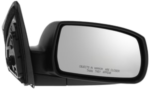 Power Mirror for Hyundai Tucson 2010-2015, Right <u><i>Passenger</i></u> Side, Manual Folding, Heated, Textured, without Signal Light, Replacement