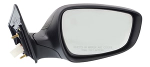 Power Mirror for Hyundai Elantra/Elantra Coupe 2014-2016, Right <u><i>Passenger</i></u>, Manual Folding, Heated, Paintable, without Auto Dimming, Blind Spot Detection, Memory, Signal Light, Replacement