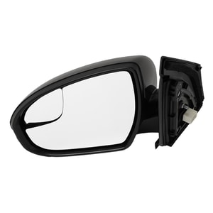 Power Mirror for Hyundai Tucson 2016-2018, Left <u><i>Driver</i></u> Side, Manual Folding, Heated, Paintable, with Blind Spot Glass and Signal Light, Replacement