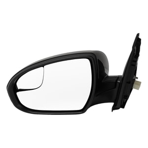 Power Mirror for Hyundai Tucson 2016-2018, Left <u><i>Driver</i></u>, Manual Folding, Heated, Paintable, with Blind Spot Glass, without Signal Light, Replacement
