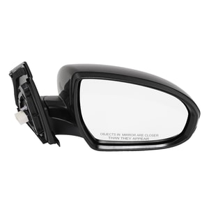Power Mirror for Hyundai Tucson 2016-2018, Right <u><i>Passenger</i></u> Side, Manual Folding, Heated, Paintable, with Signal Light, Replacement