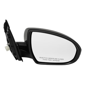 Power Mirror for Hyundai Tucson 2016-2018, Right <u><i>Passenger</i></u>, Manual Folding, Heated, Paintable, without Signal Light, Replacement