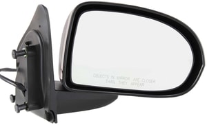 Right <u><i>Passenger</i></u> Power Mirror for Jeep Compass 2007-2010, Manual Folding, Non-Heated, Textured, Replacement