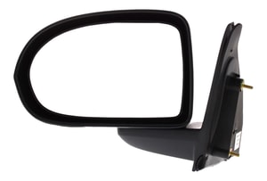 Manual Adjust Mirror for 2007-2017 Jeep Compass, Left <u><i>Driver</i></u> Side, Manual Folding, Non-Heated, Textured, Replacement