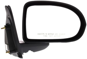 Manual Adjust, Manual Folding Right <u><i>Passenger</i></u> Side Mirror for Jeep Compass 2007-2017, Non-Heated, Textured, Replacement