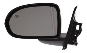 Power Mirror for Jeep COMPASS 2007-2017, PATRIOT 2014-2015, Left <u><i>Driver</i></u>, Manual Folding, Heated, Textured, without Auto Dimming, Blind Spot Detection, Memory, and Signal Light, Replacement