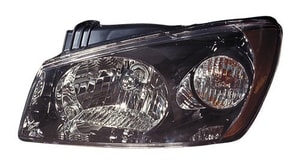 2004 - 2006 Kia Spectra Front Headlight Assembly Replacement Housing / Lens / Cover - Left <u><i>Driver</i></u> Side - (Base Model + EX + GS + GSX + LS + LX + SX)