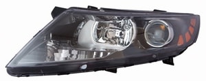 2011 - 2014 Kia Optima Front Headlight Assembly Replacement Housing / Lens / Cover - Left <u><i>Driver</i></u> Side