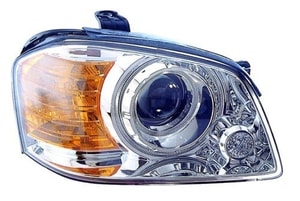 2003 - 2004 Kia Optima Front Headlight Assembly Replacement Housing / Lens / Cover - Right <u><i>Passenger</i></u> Side