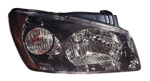 2004 - 2006 Kia Spectra Front Headlight Assembly Replacement Housing / Lens / Cover - Right <u><i>Passenger</i></u> Side - (Base Model + EX + GS + GSX + LS + LX + SX)