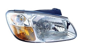 2007 - 2009 Kia Spectra Front Headlight Assembly Replacement Housing / Lens / Cover - Right <u><i>Passenger</i></u> Side