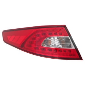 2011 - 2013 Kia Optima Rear Tail Light Assembly Replacement / Lens / Cover - Left <u><i>Driver</i></u> Side Outer