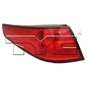 2014 - 2015 Kia Optima Rear Tail Light Assembly Replacement / Lens / Cover - Left <u><i>Driver</i></u> Side Outer