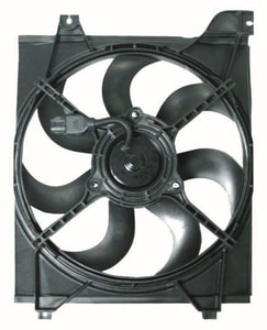 2006 - 2007 Kia Rio Engine / Radiator Cooling Fan Assembly - (4 Door; Sedan) Replacement