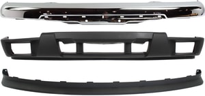 Front Bumper 3-Piece Kit for Chevrolet Canyon / Colorado 2004-2012, Includes Bumper Cover and Valance Replacement
